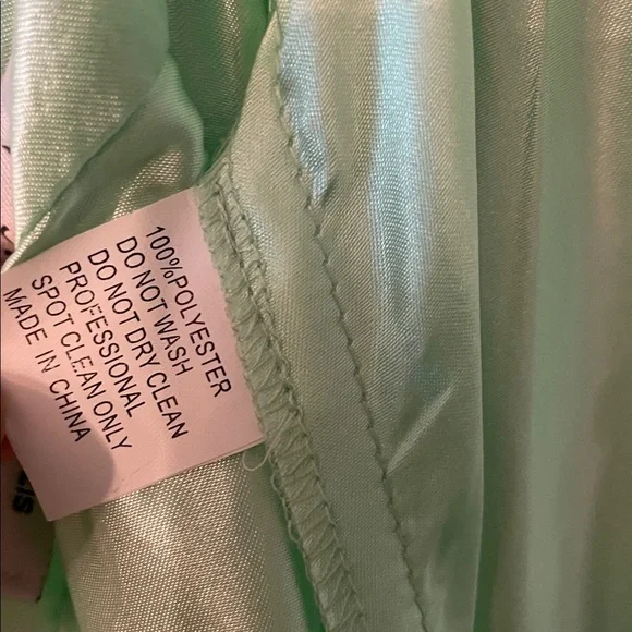 NWT Mac Duggal Light Green Maxi Dress Size 2 - Picture 8 of 8
